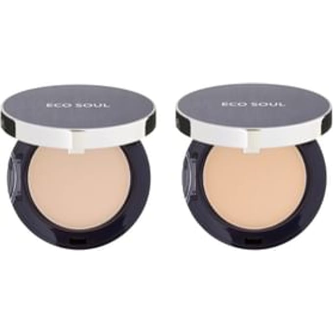 The Saem - Eco Soul Perfect Cover Pact - 2 Colors 2023 Version - #23 Natural Beige