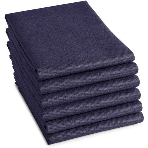 DDDDD Theedoek Logo Blauw - 6 stuks