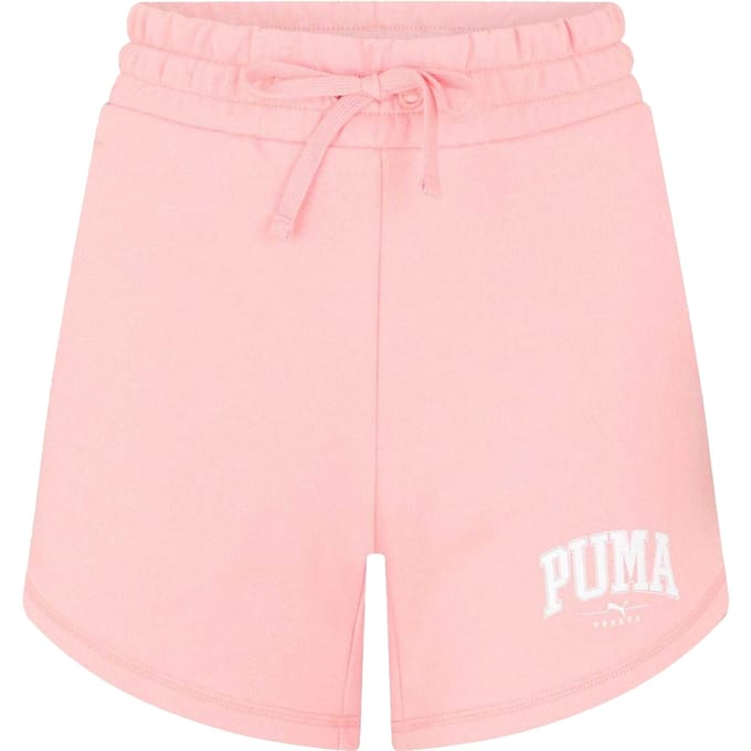 Puma Dames Woven High Waist Sweat Shorts (Roze)