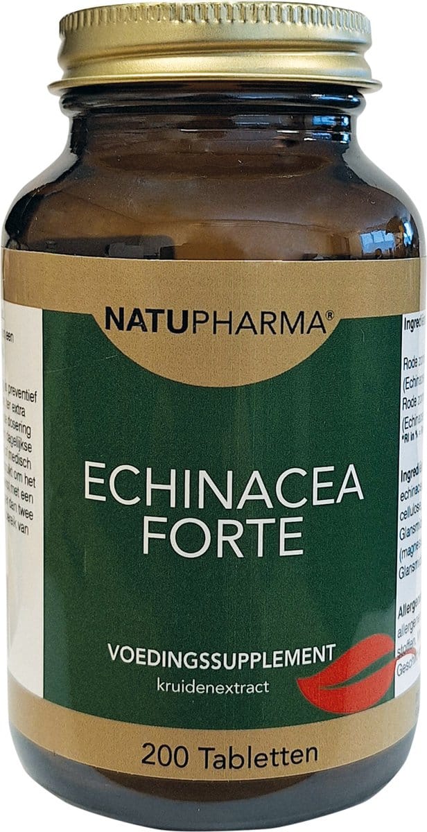 Natupharma Echinacea Forte Tabletten - Weerstand - Immuunsysteem - 200TB