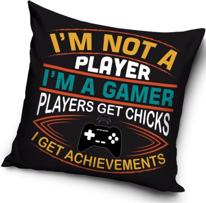 I'm a gamer sierkussen 40X40 cm
