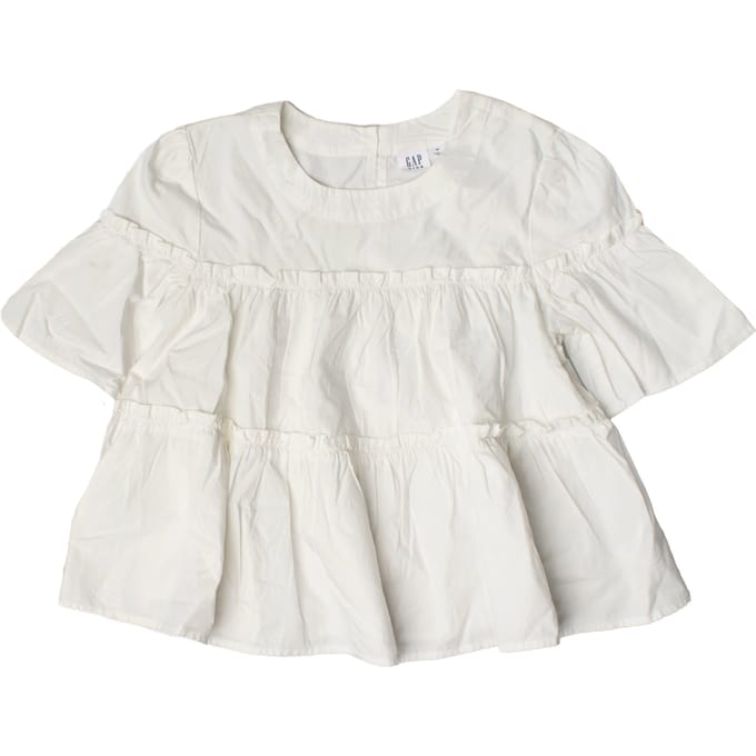 Top met korte mouwen en ruches 856269 meisje