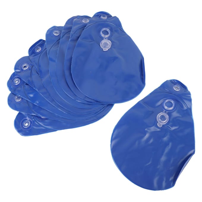 10PCS Poids de couverture de piscine PVC Sac d'eau suspendu pour bâche d'hiver pour piscine hors sol blue