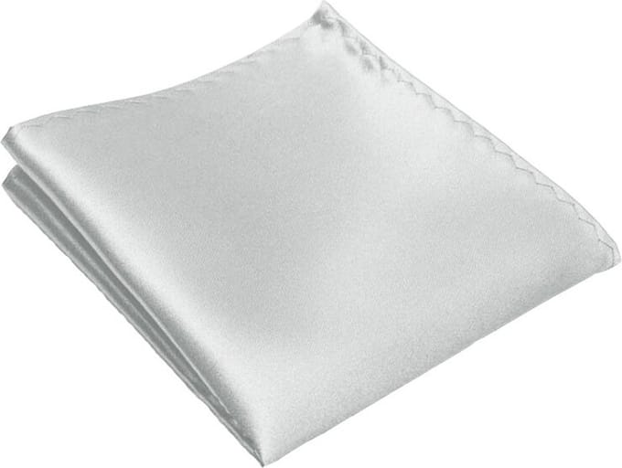 Pochette - Zilver - pochet – heren - unisex - Cadeau