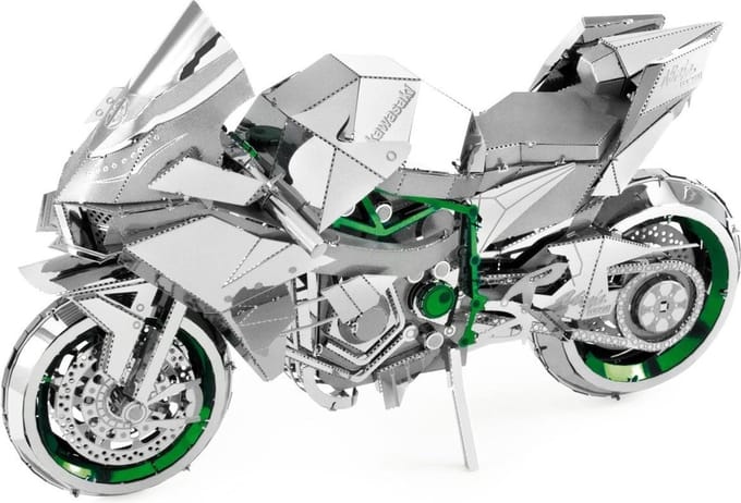 Metal Earth Modelbouw 3D Motorfiets Kawasaki Ninja H2R - Metaal