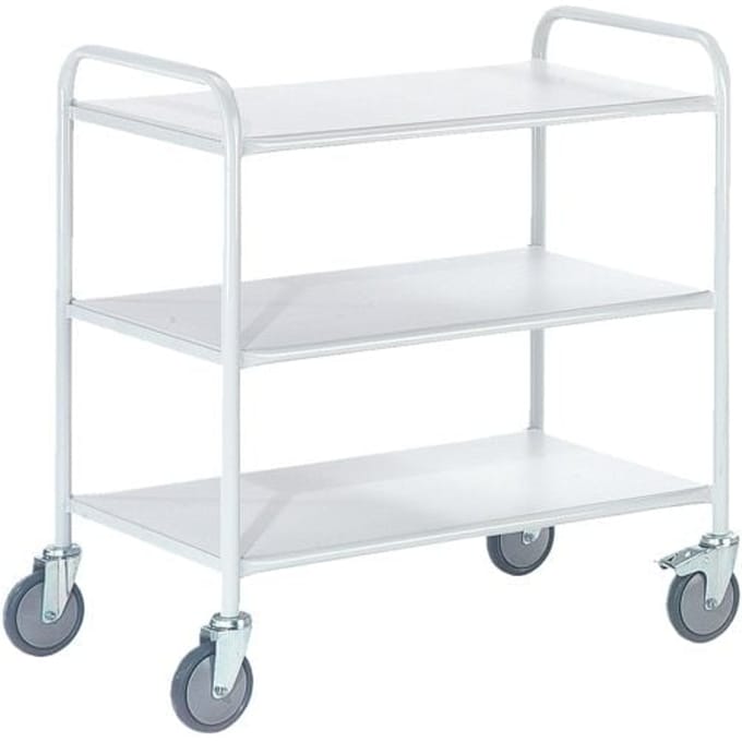 Kantoorwagen met 3 verdiepingen, 780 x 500 mm