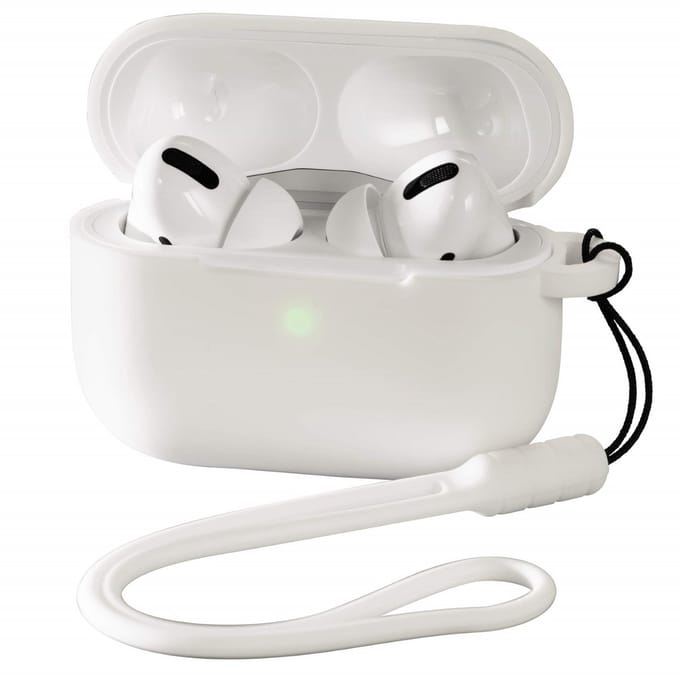Hama Beschermhoes voor Apple Airpods Pro, wit