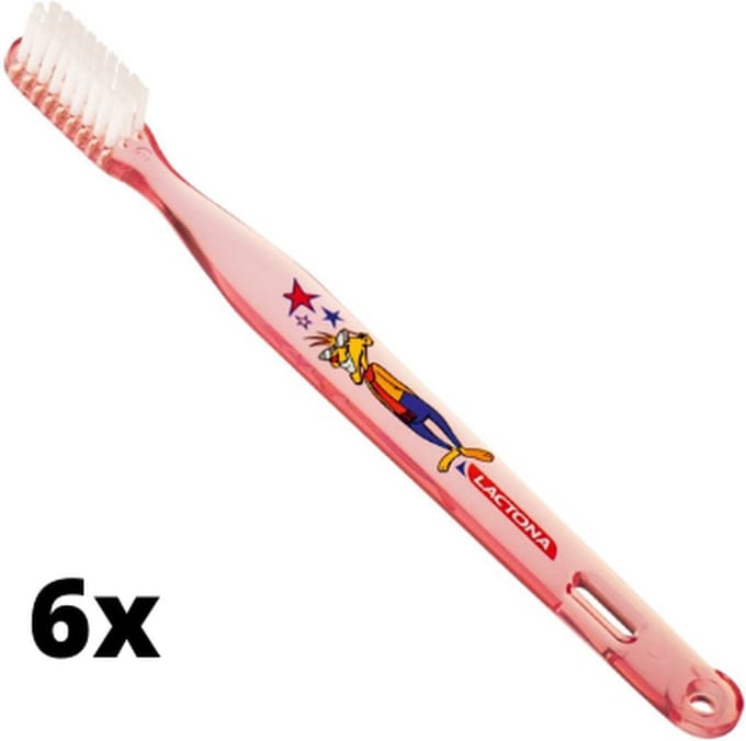 Lactona M30 Junior Tandenborstel - 6 stuks - Voordeelverpakking