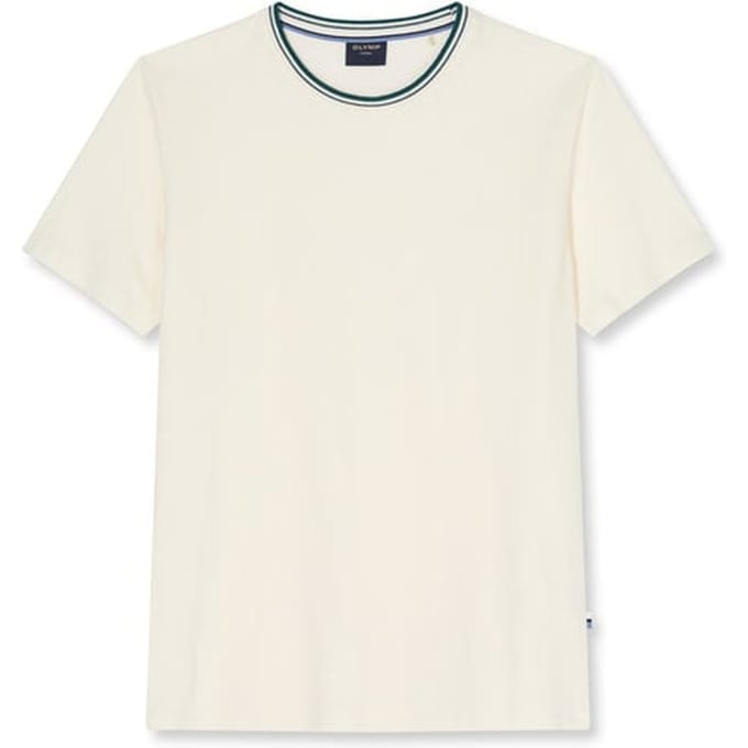 OLYMP Casual Jersey, Gebroken Wit