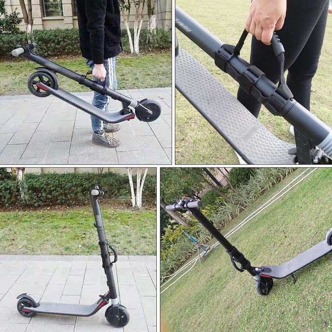 Scooter Handdraaggreep Riem Riem Skateboard Handvatriem voor Xiaomi Skateboard zwart