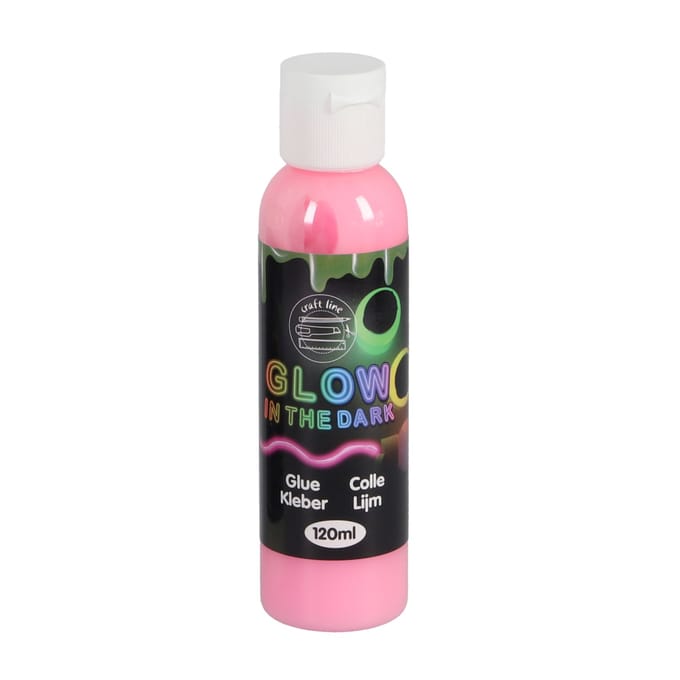 Craft Line Glow In The Dark Lijm Gekleurd 120 Ml Assorti