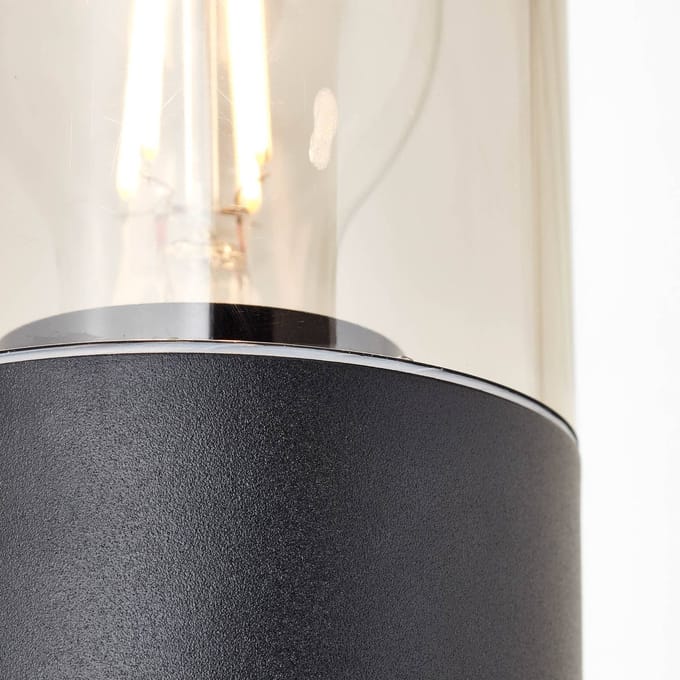 Brilliant Sergioro - Buiten wandlamp met bewegingssensor - Zwart