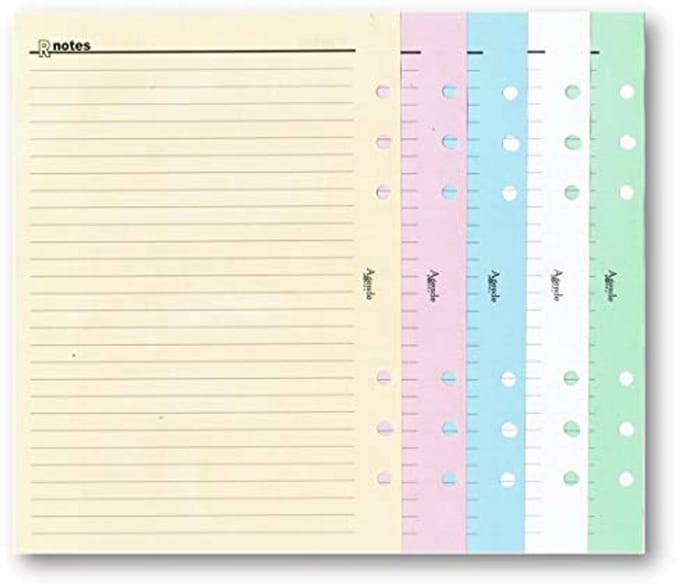 Kleurige Strips Vervangbladen 14x21 cm - 30 Stuks voor Organizer