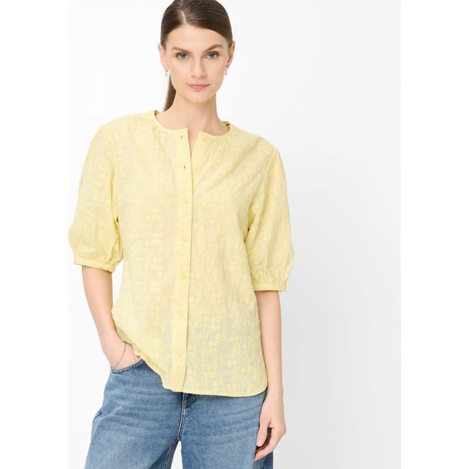 Brax Dames Blouse  Style VEA limoncello, lichtgeel, maat 48