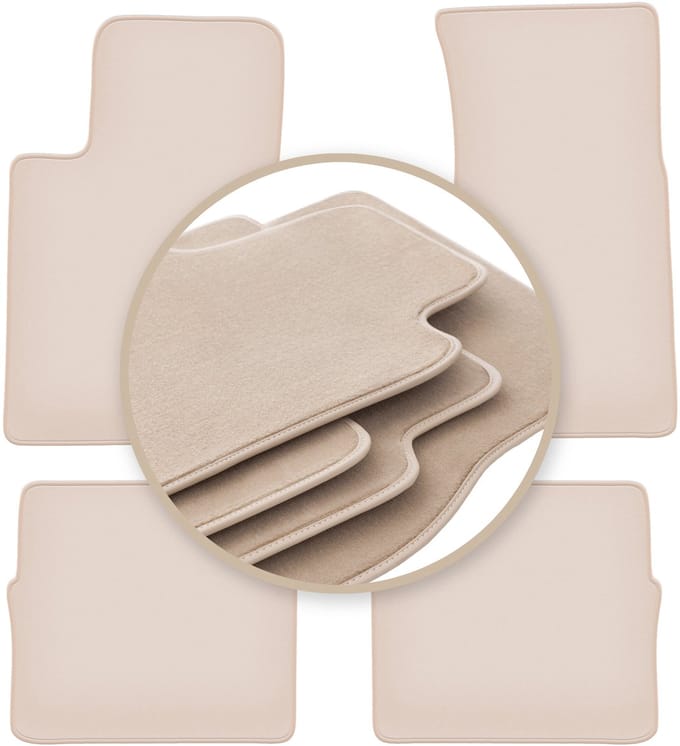 PREMIUM beige vloermatten voor: Cadilac SRX 2004-2010