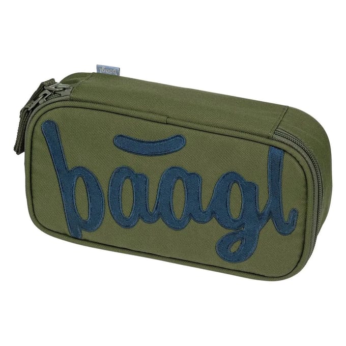 Baagl School etui Olive 1-rits