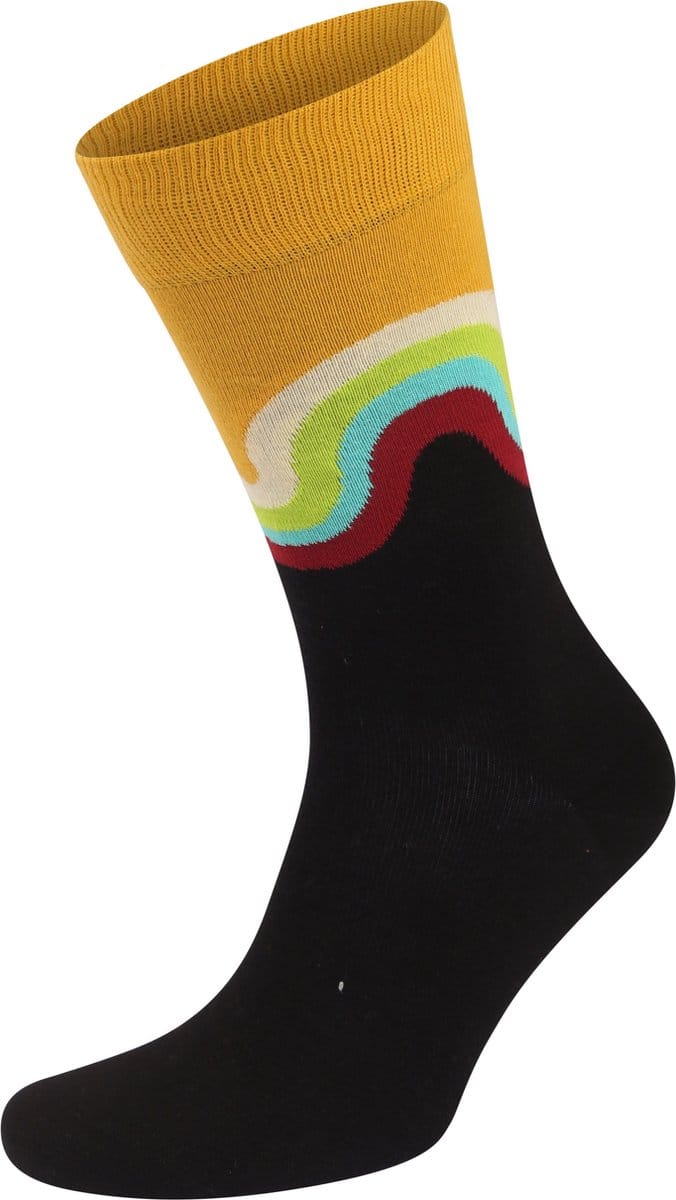 Happy Socks Sokken Wave - Maat 41-46 - Heren - Halfhoge sokken
