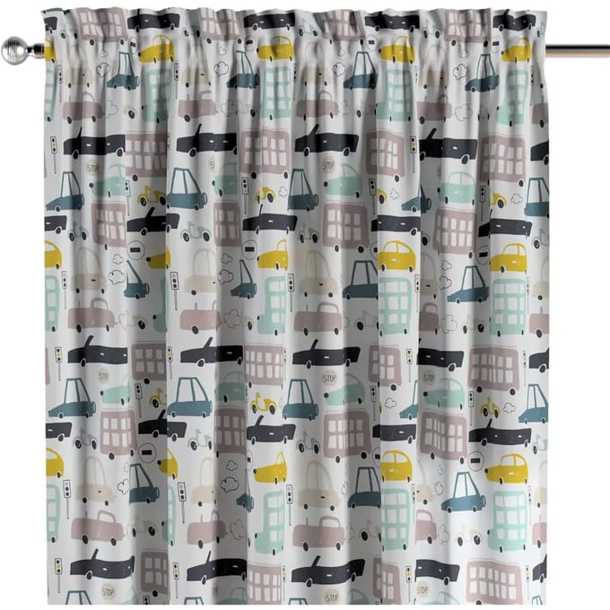 Gordijn met split en volants Yellow Tipi Magic Collection