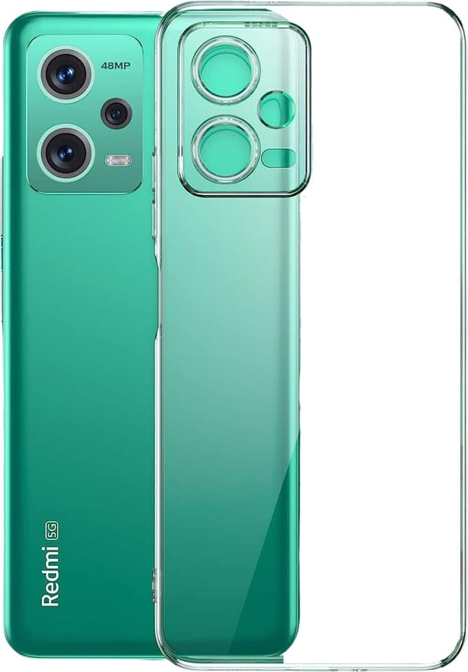 Hoesje voor Xiaomi Redmi Note 12 5G / Poco X5 5G backcover Shockproof siliconen Transparant