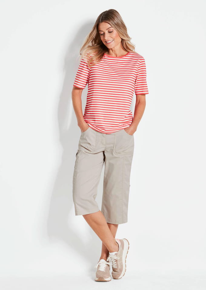 Goldner Capribroek Sportieve outdoorbroek, elastische tailleband