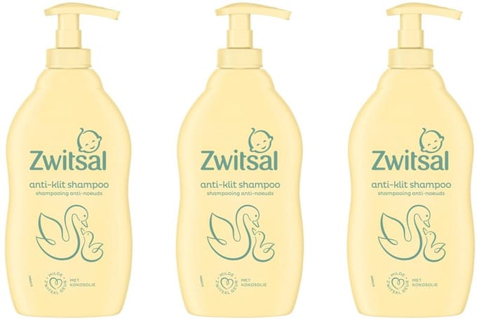 Zwitsal Shampoo Pomp - Anti-Klit 3 x 400 ml - Voordeelverpakking