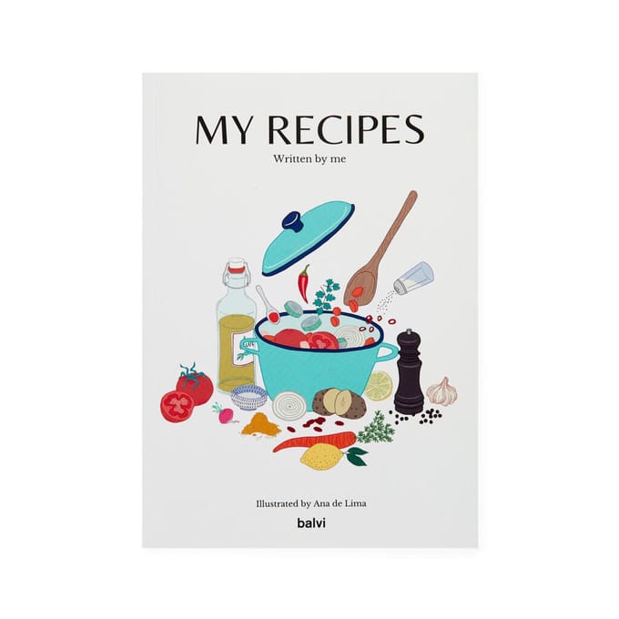 Balvi Notebook A5 Mijn Recepten My Recipes