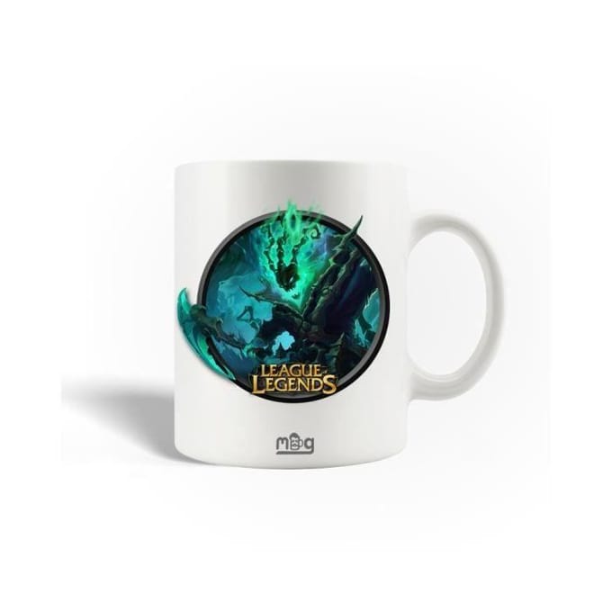 Mug en Céramique - League of Legends - Thresh - 30cl - Compatible Lave-Vaisselle - Blanc