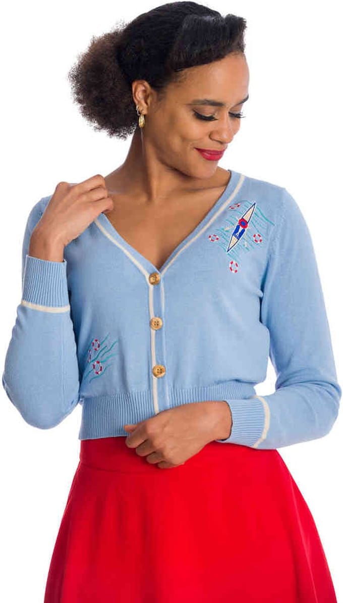 Banned - REGATTA BOAT Cardigan - XL - Blauw
