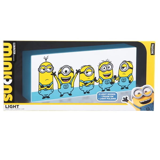 Paladone Minions Glow-in-the-Dark Lamp - 30 cm, Multicolor