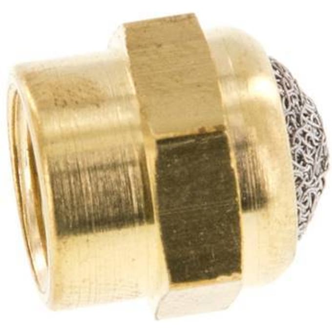 G1/8'' Binnendraad Messing Compacte Pneumatische Geluiddemper [2 Stuks]
