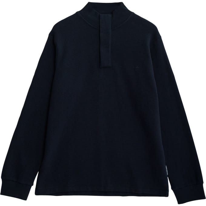 French Connection Fc 1/2 Zip Placket Ottoman Marine Taglia: M | Maglioni a maglia Outlet | Uomo