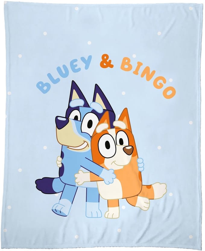 Bluey Fleeceplaid Cuddle - 125 x 150 cm - Polyester