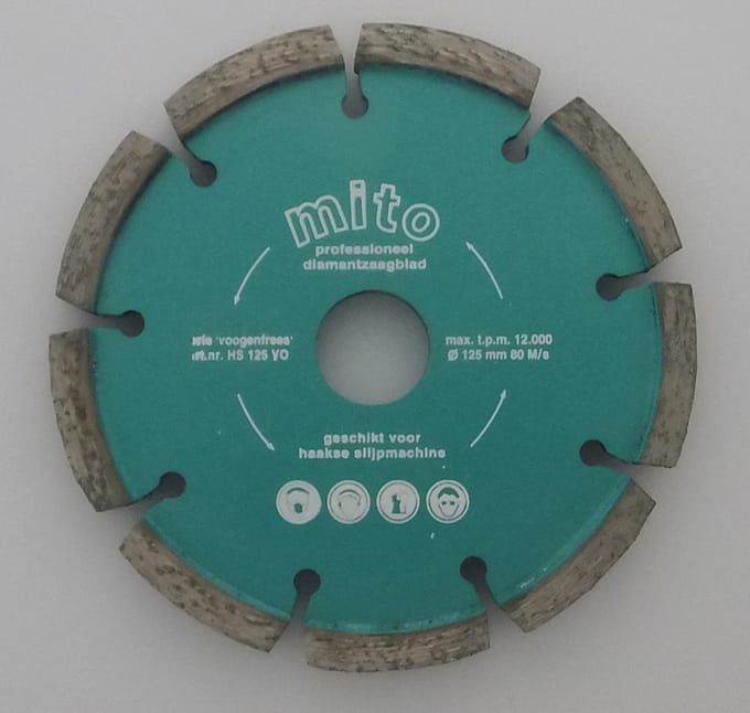 Recofix voegenfrees 125 x 4 mm