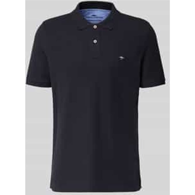 Fynch-Hatton Polo Uni Cotton Navy / male