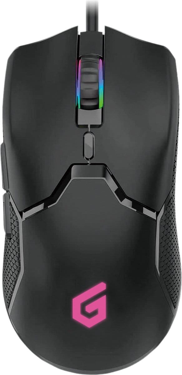 Conceptronic DJEBBEL05B 6D - Muis - USB 2.0 - Zwart - Muis - Optisch - 6 knoppen - Zwart