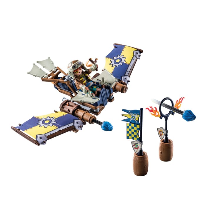 PLAYMOBIL Novelmore - Dario's zweefvliegtuig - 71211