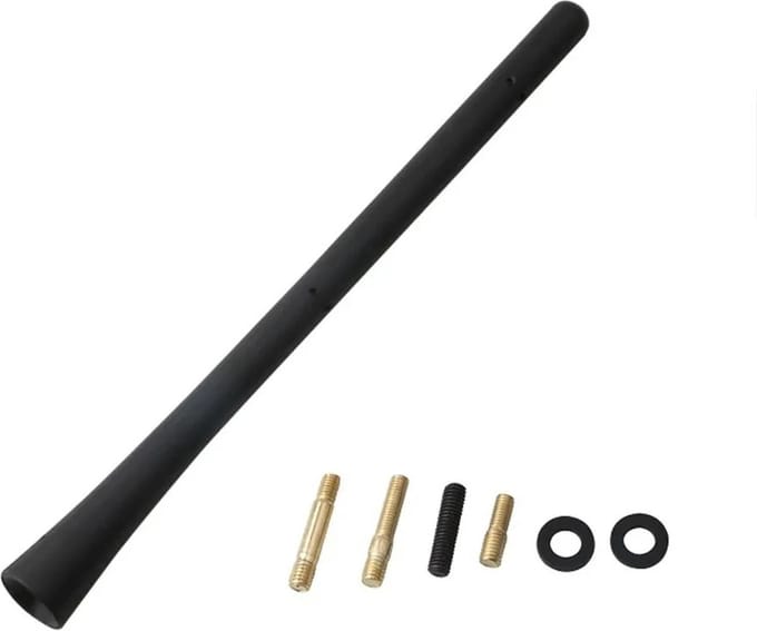 WiseGoods Premium Auto Antenne 17.5CM - Autoaccessoires - Auto Accessoires - Radio In Autos - Autoradio Tools - Tool Auto's Zwart