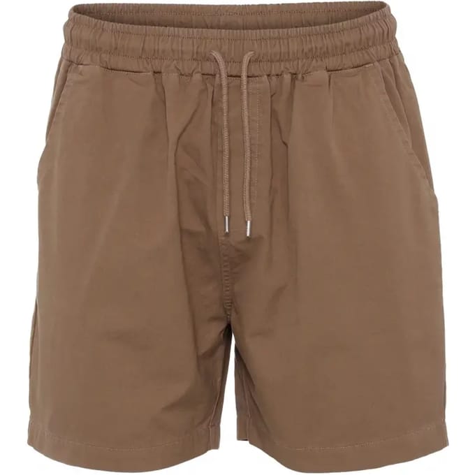 Twill Short broek Colorful Standard Organic sahara camel