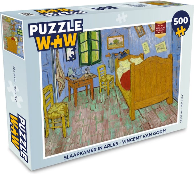 Puzzel Slaapkamer in Arles - Vincent van Gogh - Legpuzzel - Puzzel 500 stukjes