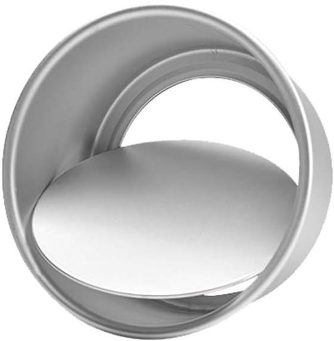 Cakevorm - Bakvorm rond - Taarten bakken - Losse bodem - 6 inch - Zilver