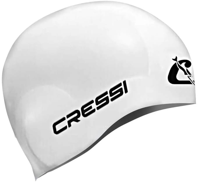 Cressi Dome 3d Silicone Zwembadmuts Wit