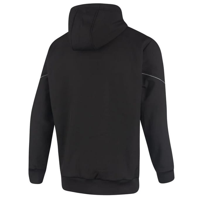 Lee Cooper Heren Reflecterende Jas met Capuchon (Zwart)