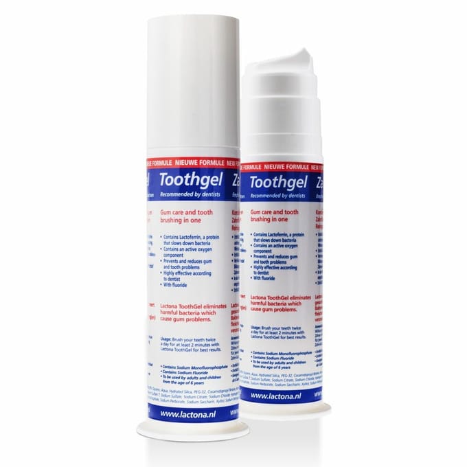 Lactona Tandgel - 4 x 100 ml - Voordeelverpakking