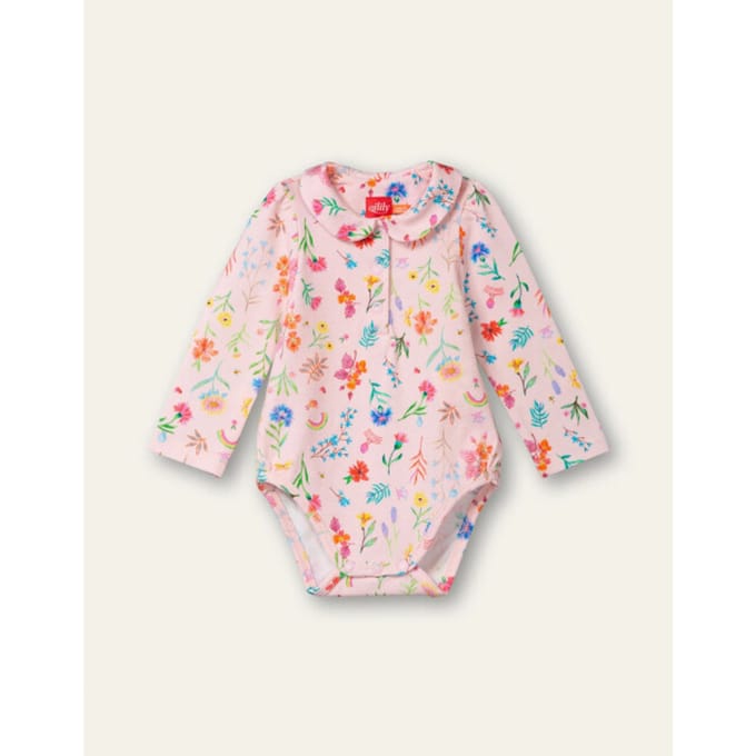 Oilily Olive - Romper - Meisjes - Baby - Roze - 68/9m
