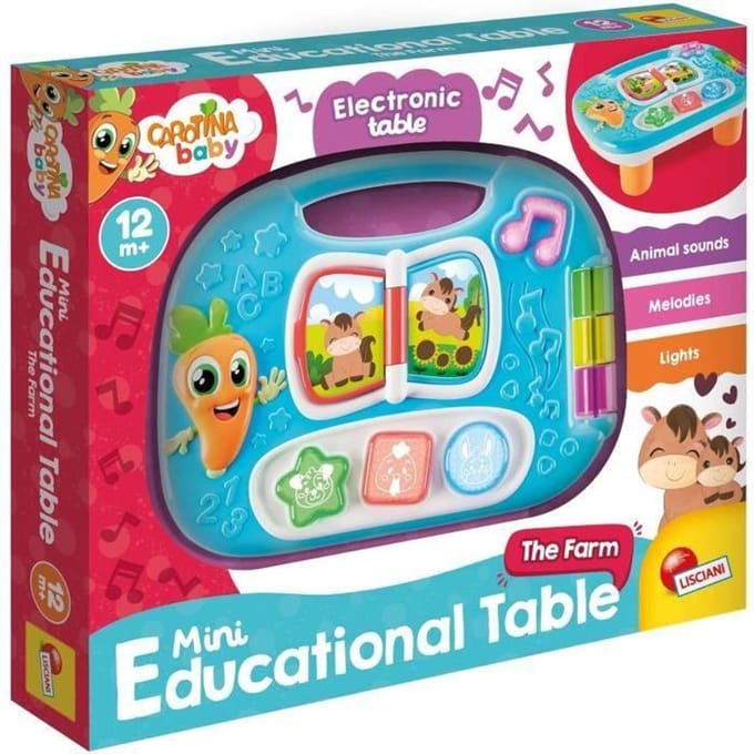 Lisciani - Carotina Baby - mini interactief tafeltje - met geluid