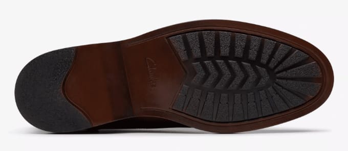 Clarks Heren Bottine Aldwin Chukka | Cognac | Maat: 44