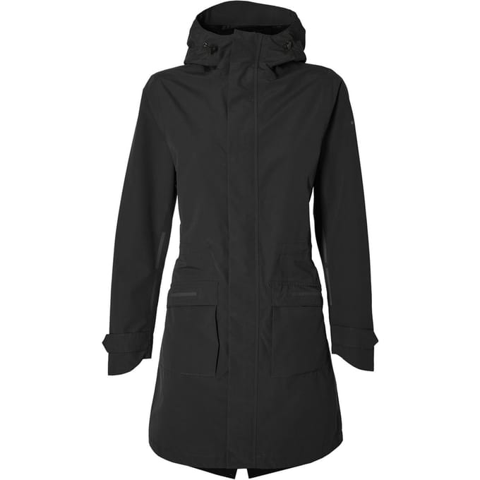 Basil - Maat M Mosse Dames Parka - Jet Black