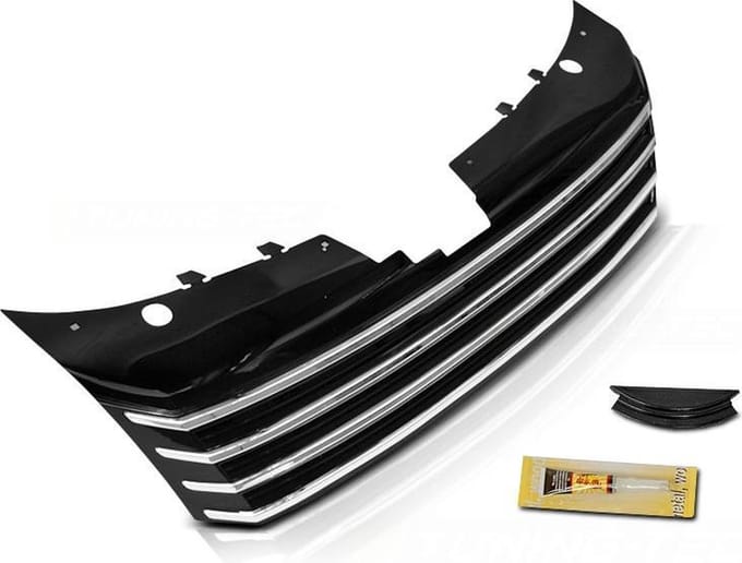 Grill VW PASSAT B7 10-14 CHROOM ZWART