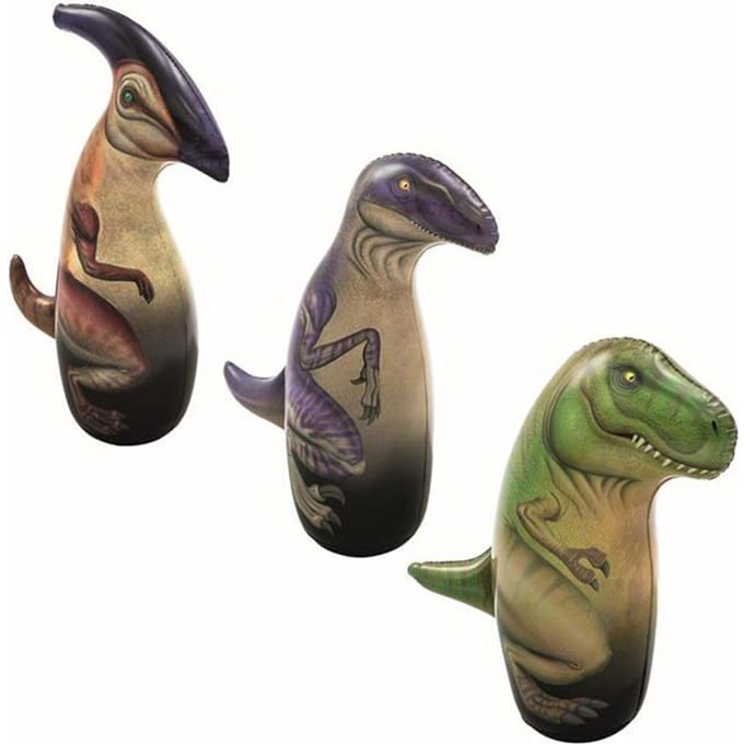 Opblaasbare boksbal met standaard voor kinderen Bestway Dinosaurus 91 cm