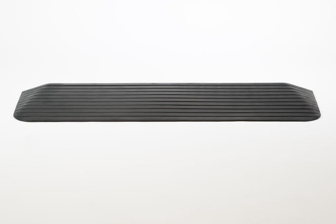Rubber drempelhulp 3,8 cm met schuine zijvlakken